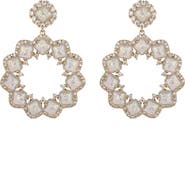 EYE CANDY LOS ANGELES Sophie Starburst Cubic Zirconia Drop Earrings