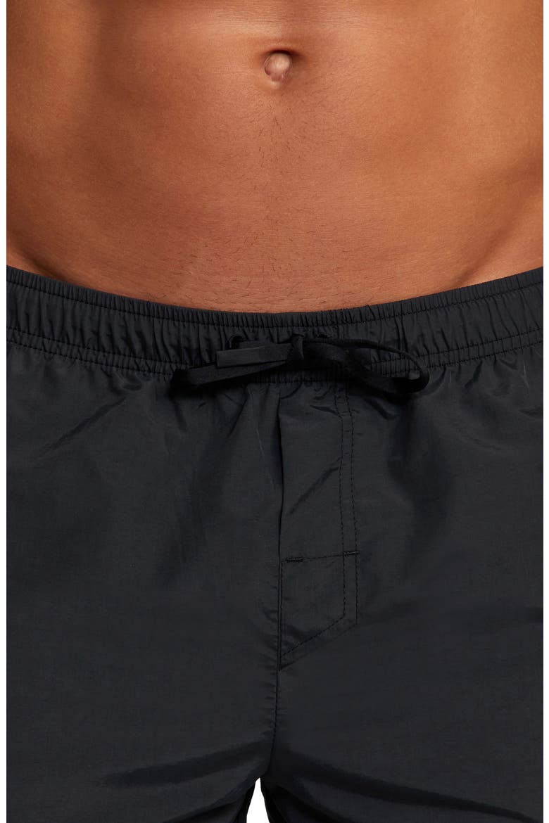 Outsider Basecamp Nylon Drawstring Shorts, Alternate, color, BLACK