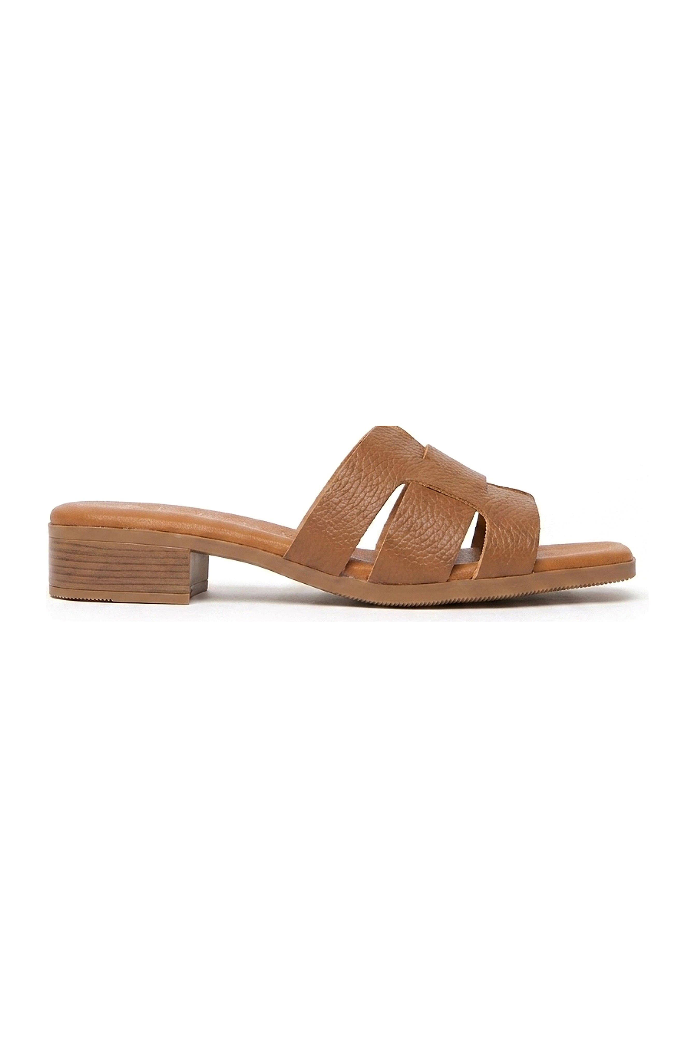 Ona Heeled Sandal, Alternate, color, Chocolate