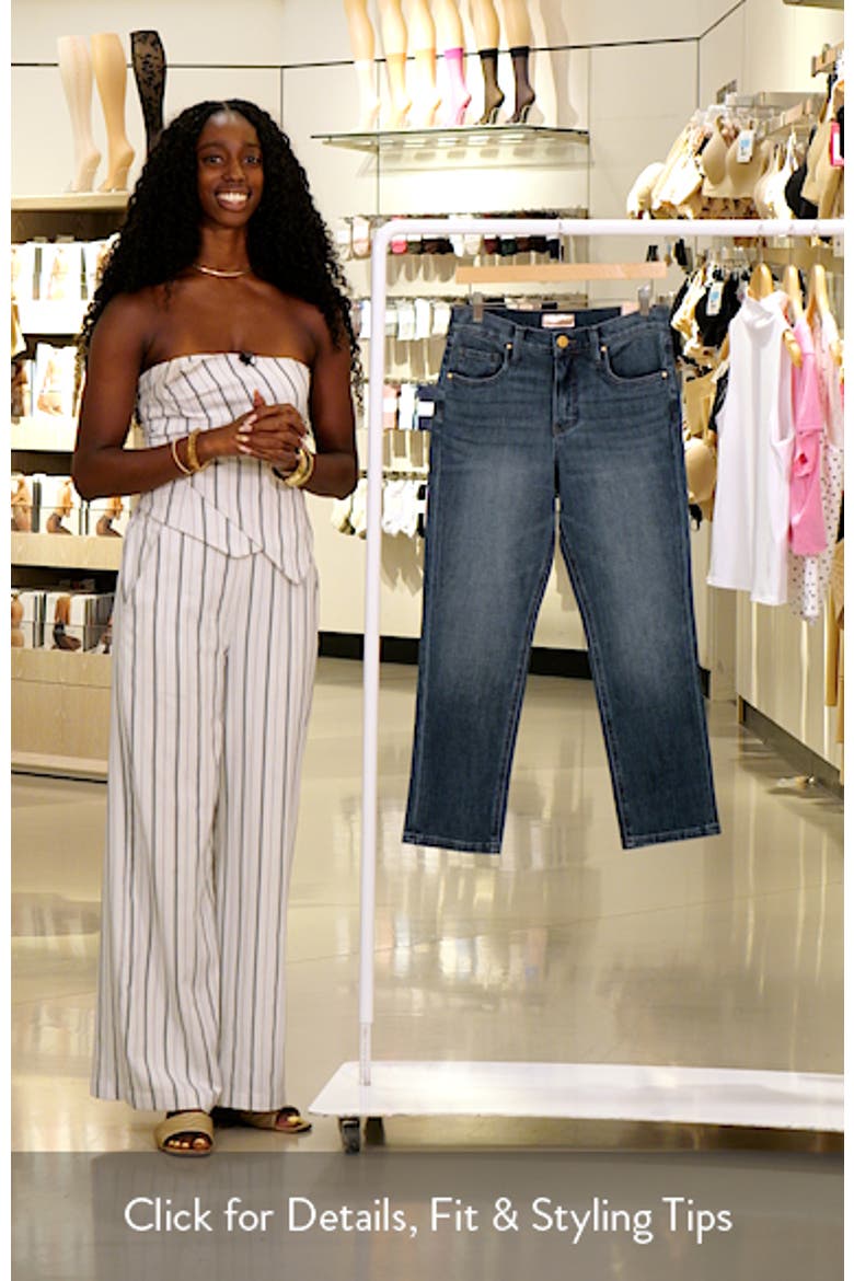 Blair Fab Ab High Waist Ankle Straight Leg Jeans video