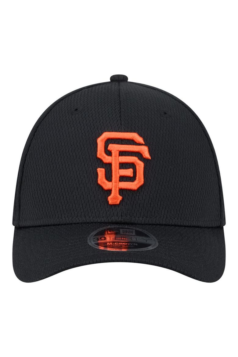 Men's New Era Black San Francisco Giants Dash 39THIRTY Flex Hat, Alternate, color, Black