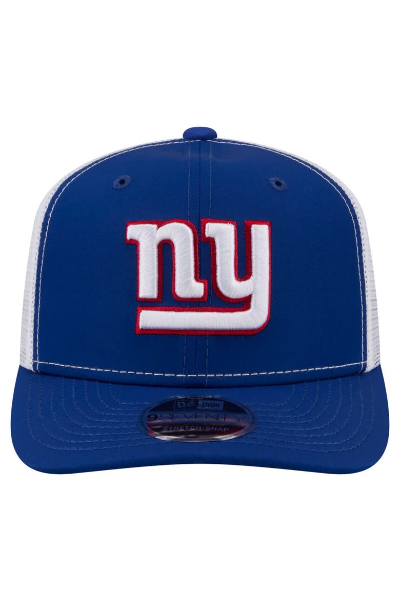 Men's New Era  Royal New York Giants 9SEVENTY Trucker Adjustable Hat, Alternate, color, Royal