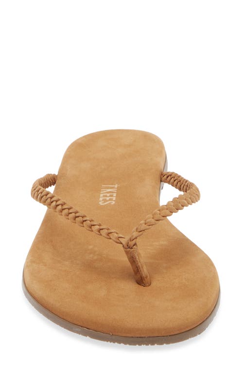 Tkees Lily Braid Flip Flop In Brown