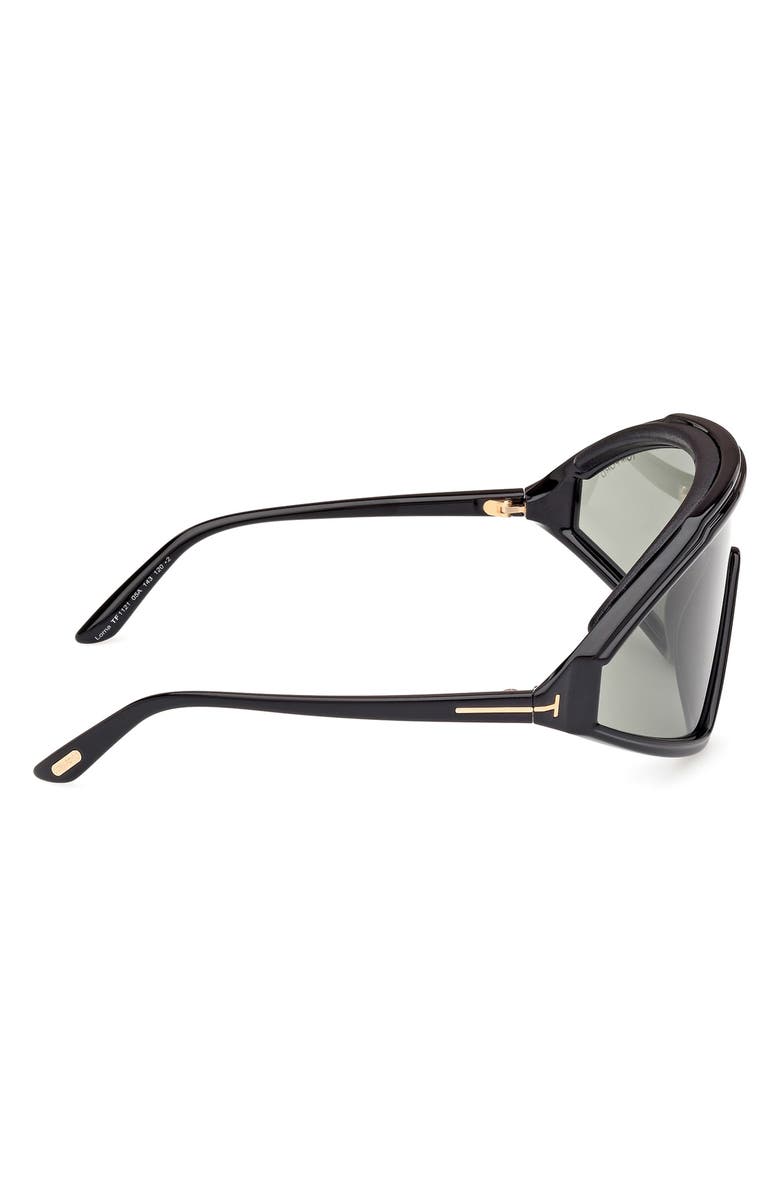 TOM FORD 00mm Shield Sunglasses, Alternate, color, Black/ Other / Smoke