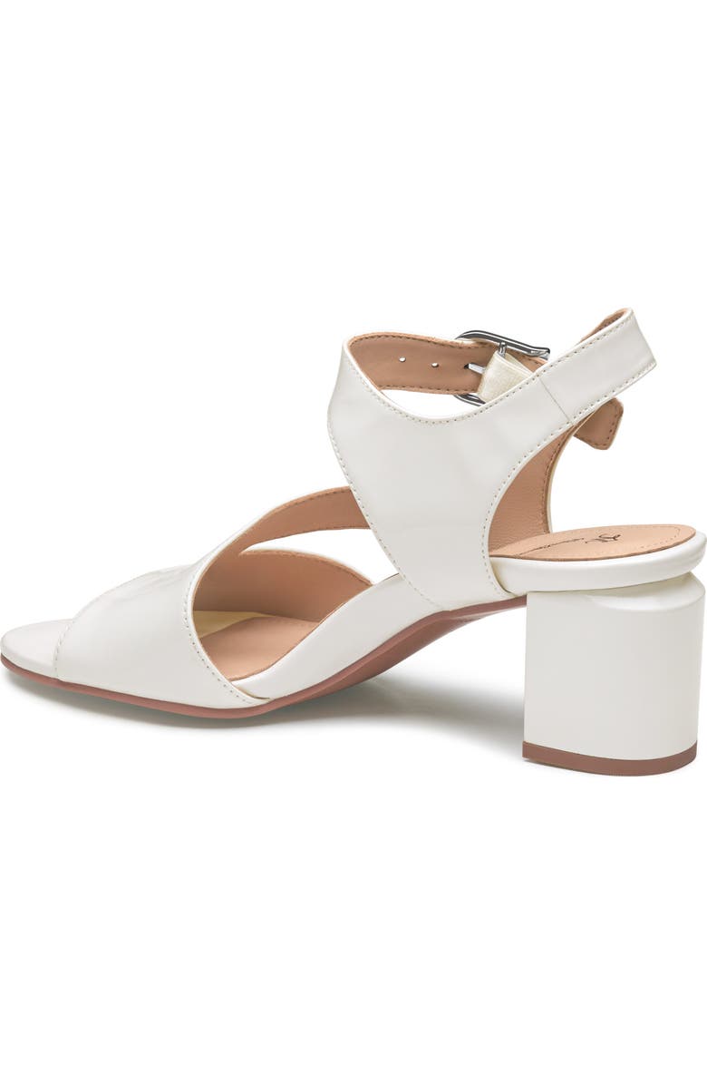 Johnston & Murphy Samantha Slingback Sandal, Alternate, color, White Patent Leather