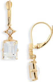 Anzie Jac & Jo Greta White Topaz Drop Earrings