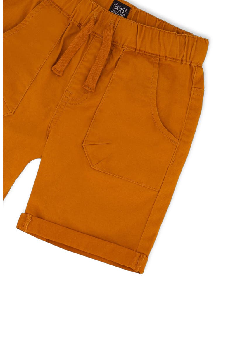 Boy's Stretch Twill Short Vibrant Orange, Alternate, color, Vibrant Orange