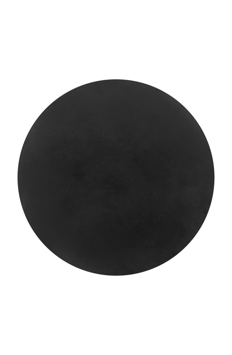 JONATHAN Y Kline 17.5" Mid-Century Modern Brutalist Indoor/Outdoor Accent Table, Alternate, color, Washed Black