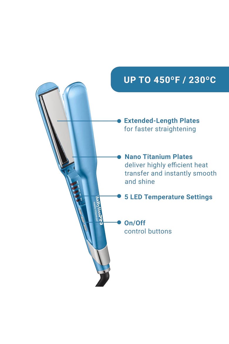 Nano Titanium 1½ " Ultra-Sleek Straightener, Alternate, color, Blue