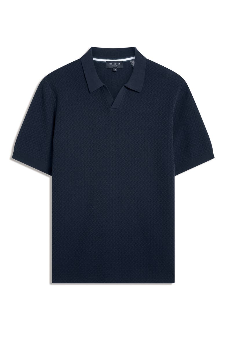 Luthen Zigzag Polo, Alternate, color, NAVY