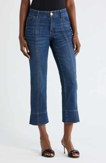 Democracy Front Seam Kick Flare Jeans