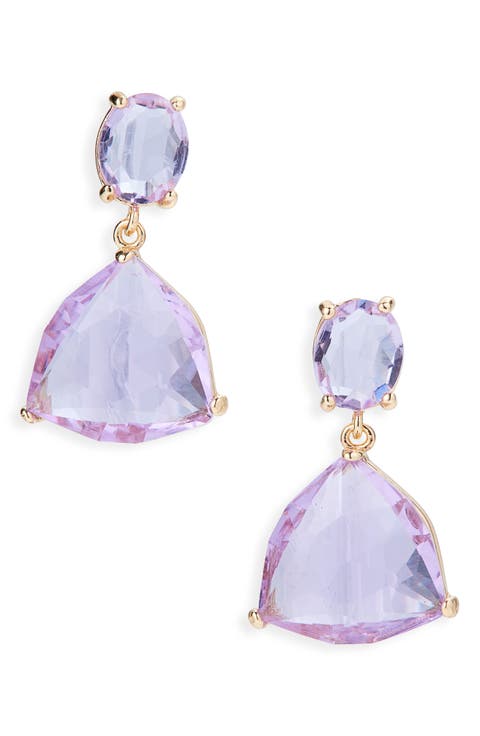 Glass Drop Earrings