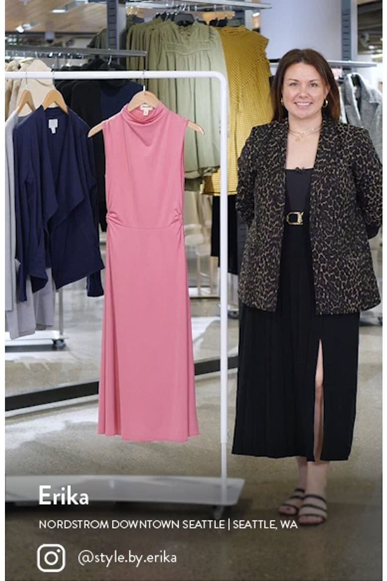 Ring Detail A-Line Midi Dress video