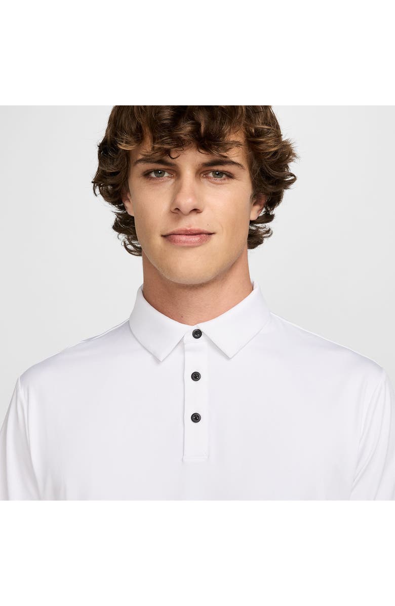 Nike Golf Dri-FIT Solid Golf Polo, Alternate, color, White/ Black