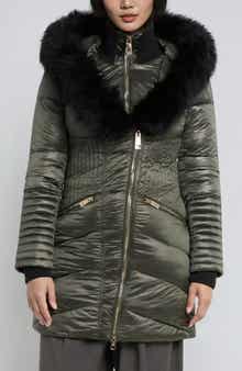 Noize Gigi-El Faux Fur Trim Hooded Parka