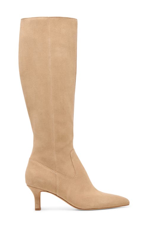 Dolce Vita Attie H2o Water Resistant Knee High Boot In Brown