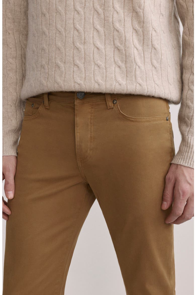 Russell Slim Straight Jeans, Alternate, color, BRASS