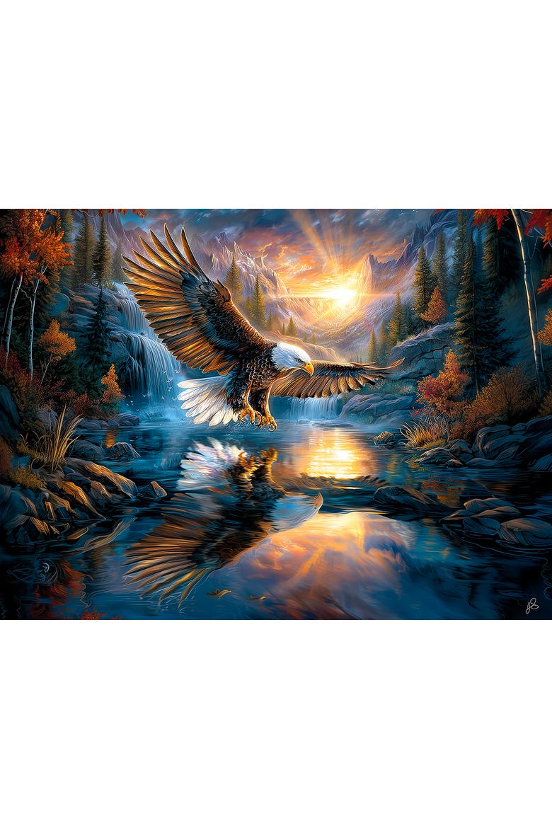 Sunrise Reflections 1000 piece Jigsaw Puzzle for Adults, Alternate, color, Multicolor