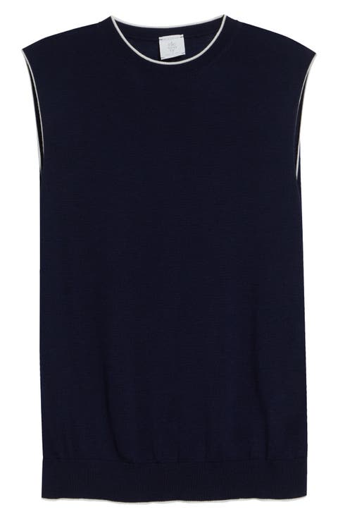 Avalon Travel Sleeveless Merino Wool Sweater