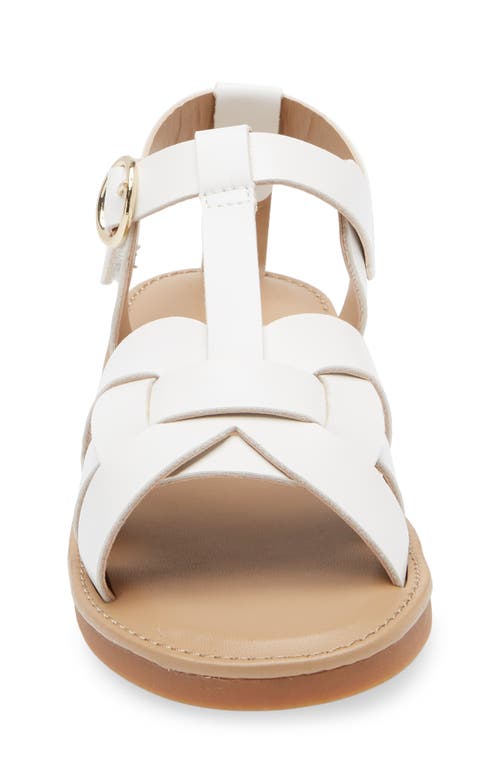Nordstrom Kids' Krystinna Ankle Strap Sandal In White