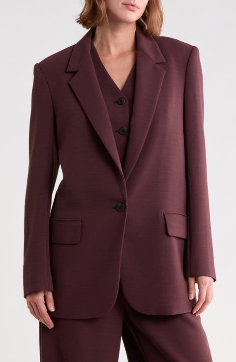 Oversized Crepe Blazer
