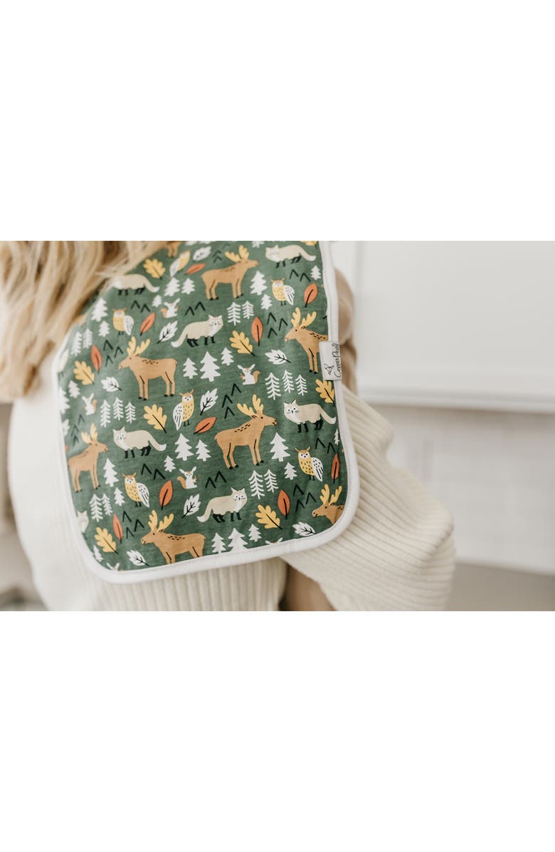 Copper Pearl Assorted 3-Pack Print Cotton Burp Cloths, Alternate, color,