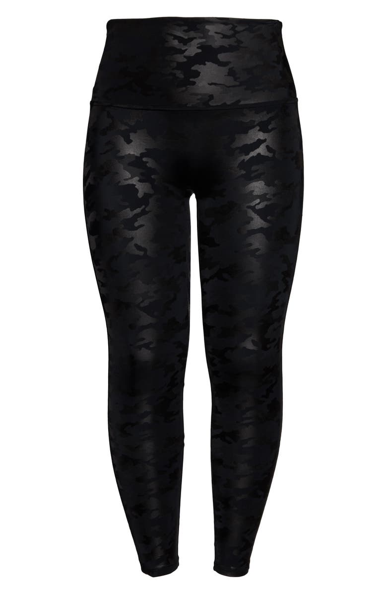 SPANX<sup>®</sup> Camo Faux Leather Leggings, Alternate, color,