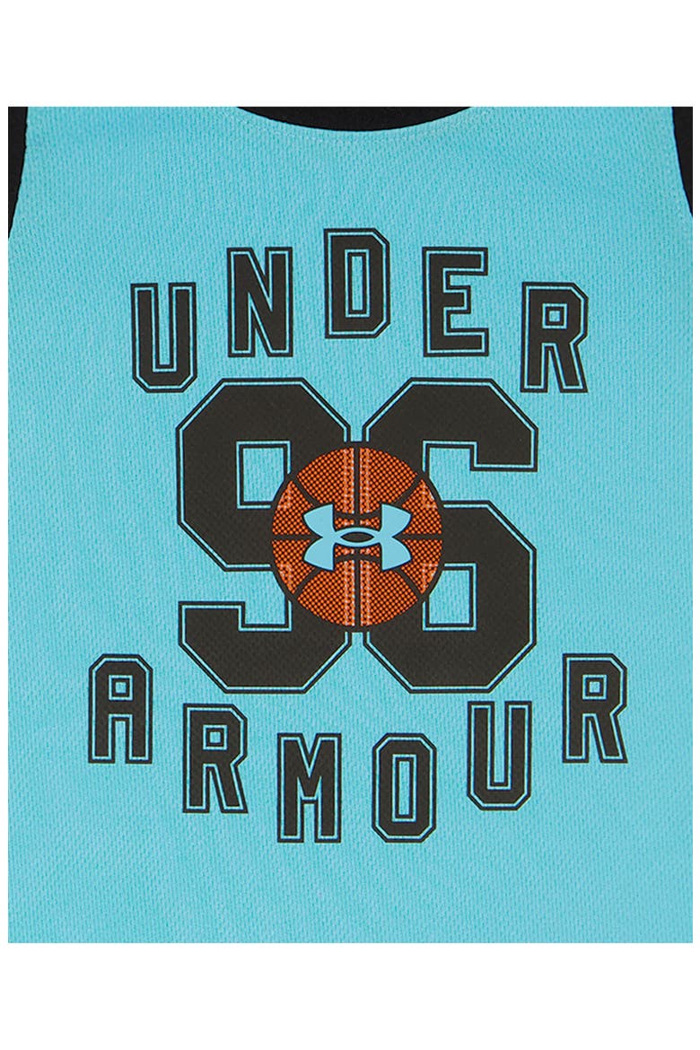 Basketball Jersey Tank & Shorts Set, Alternate, color, FRESCO BLUE
