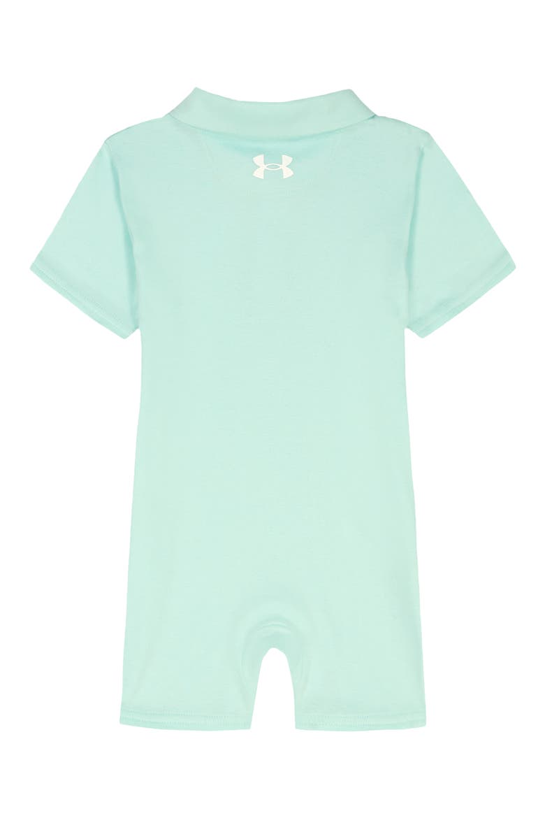 UA Solid Polo Romper, Alternate, color, REFRESH MINT