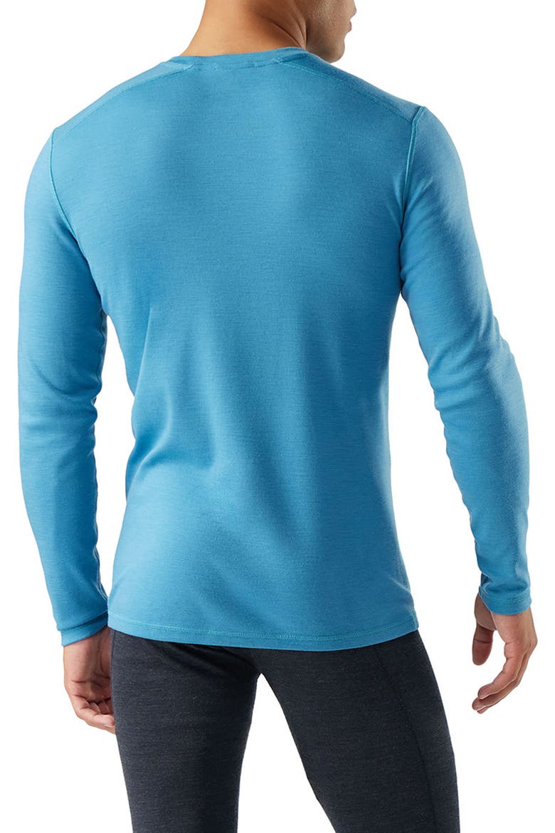 Classic Thermal Merino Wool Blend T-Shirt, Alternate, color, MINERAL BLUE HEATHER