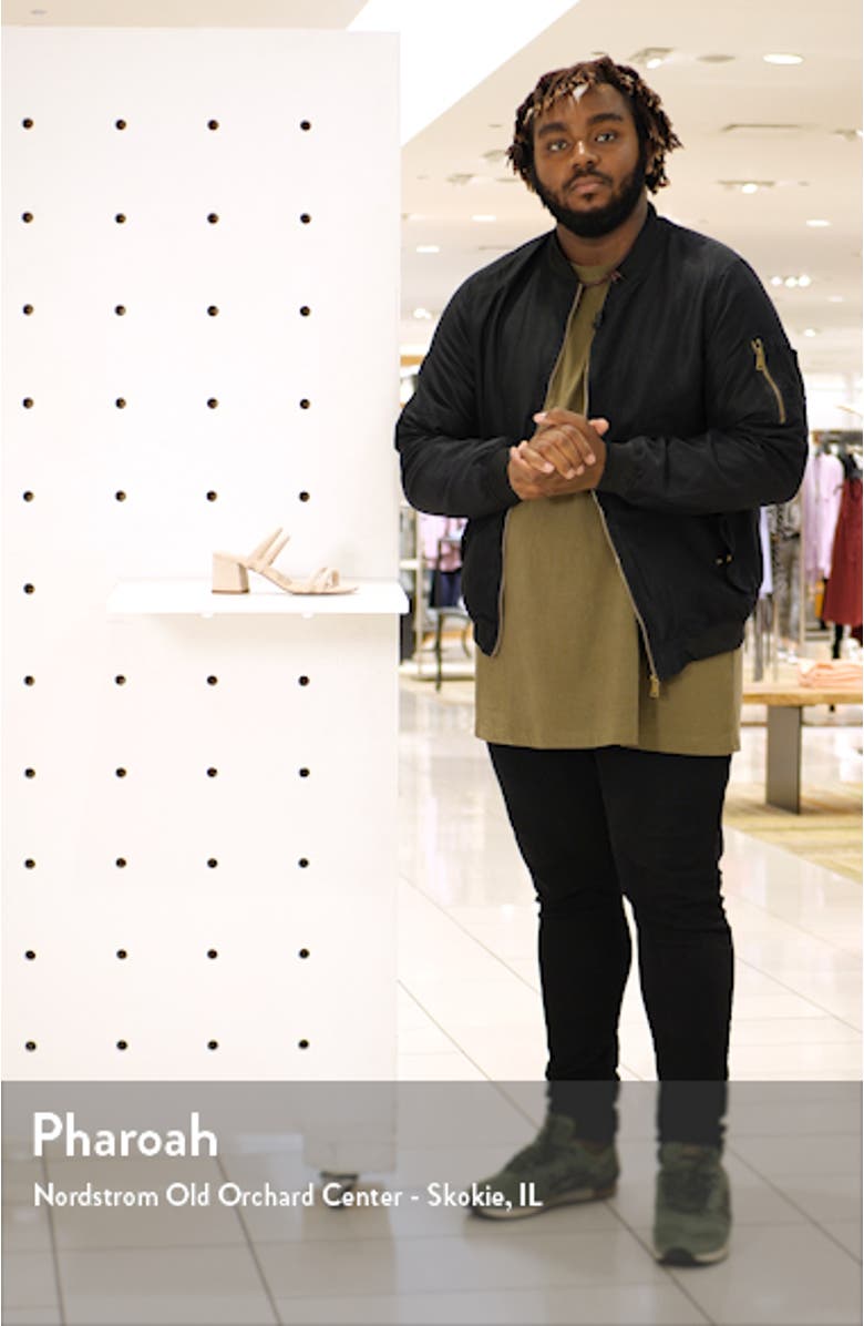 Lucia Block Heel Slide Sandal, sales video thumbnail