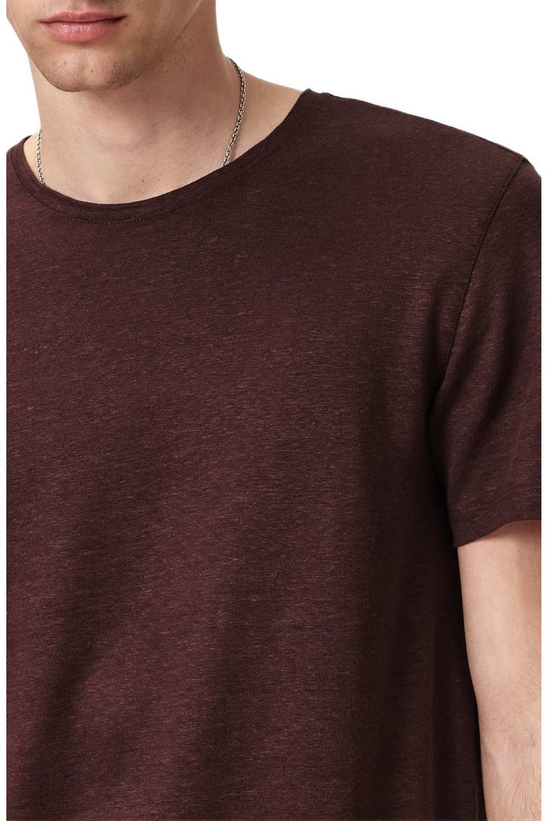 Mott Linen T-Shirt, Alternate, color, PRUCE