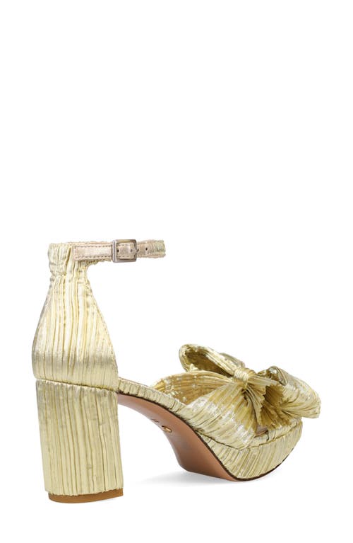 Pelle Moda Amalie Ankle Strap Platform Sandal