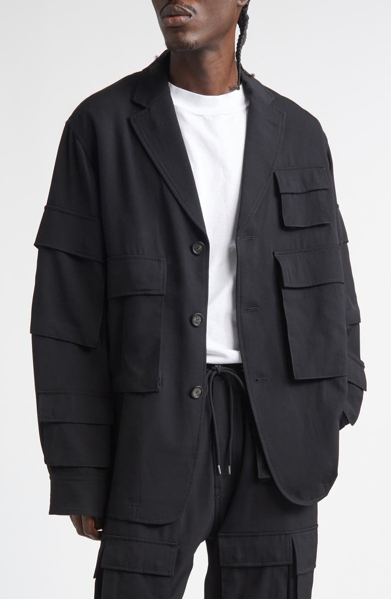 TAKAHIROMIYASHITA TheSoloist. Loafer Jacket, Main, color, Black