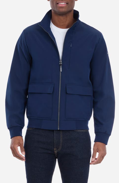 Rib Hem Zip Softshell Jacket