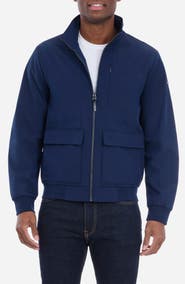 Michael Kors Rib Hem Zip Softshell Jacket