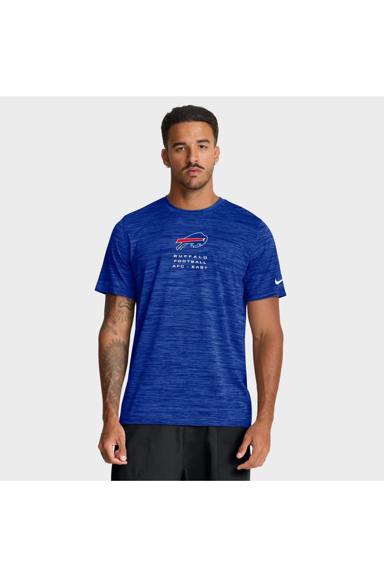 Men's Nike Royal Buffalo Bills Velocity Ball Carrier Dri-FIT T-Shirt, Main, color, Royal