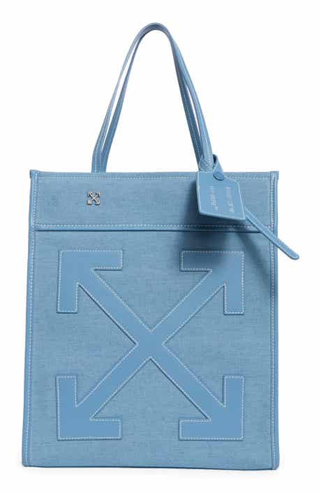 Off-White Large Boxy Denim Tote Bag
