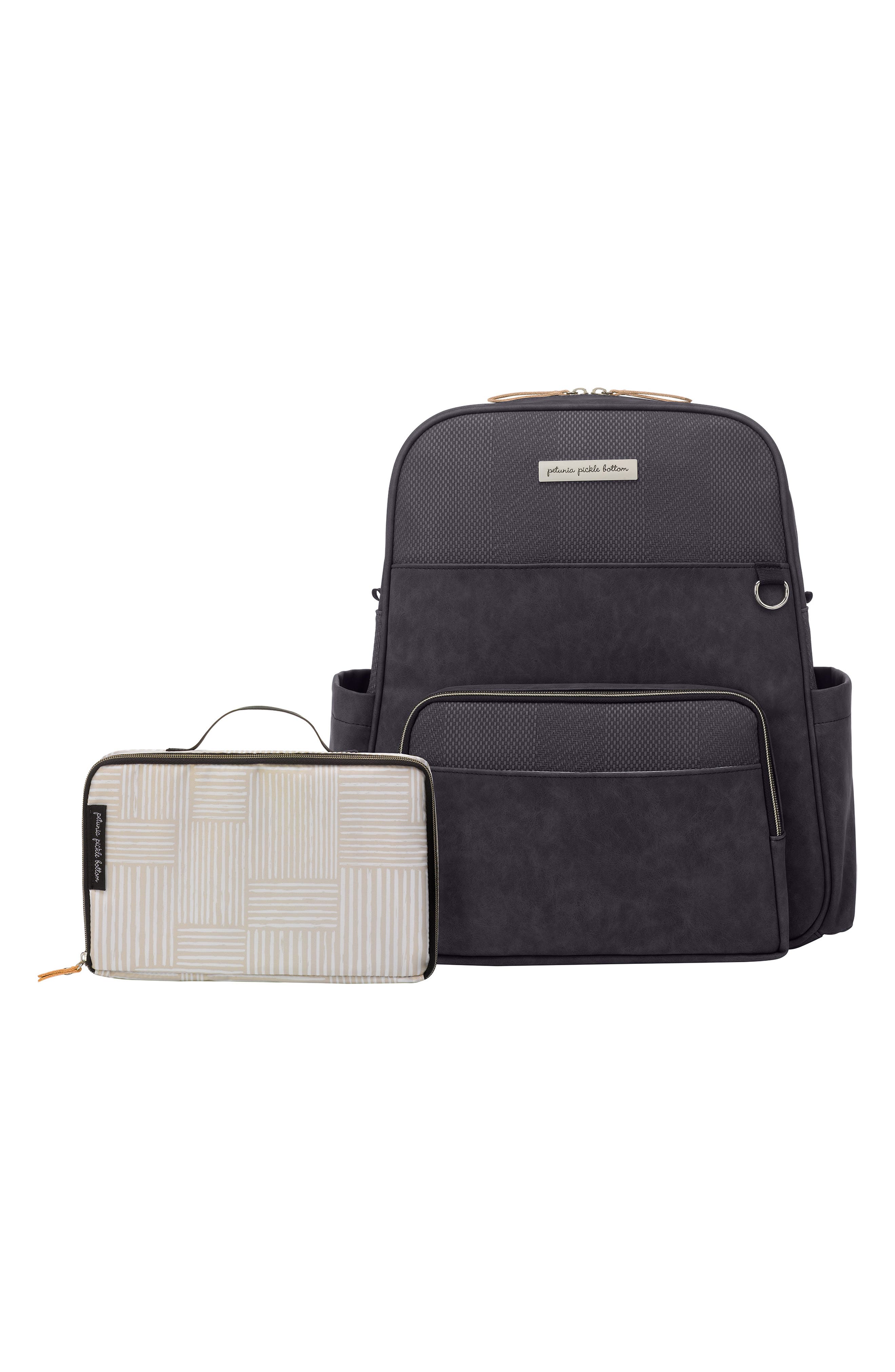 Petunia Pickle Bottom Sync Water Resistant Diaper Backpack, Alternate, color, Black