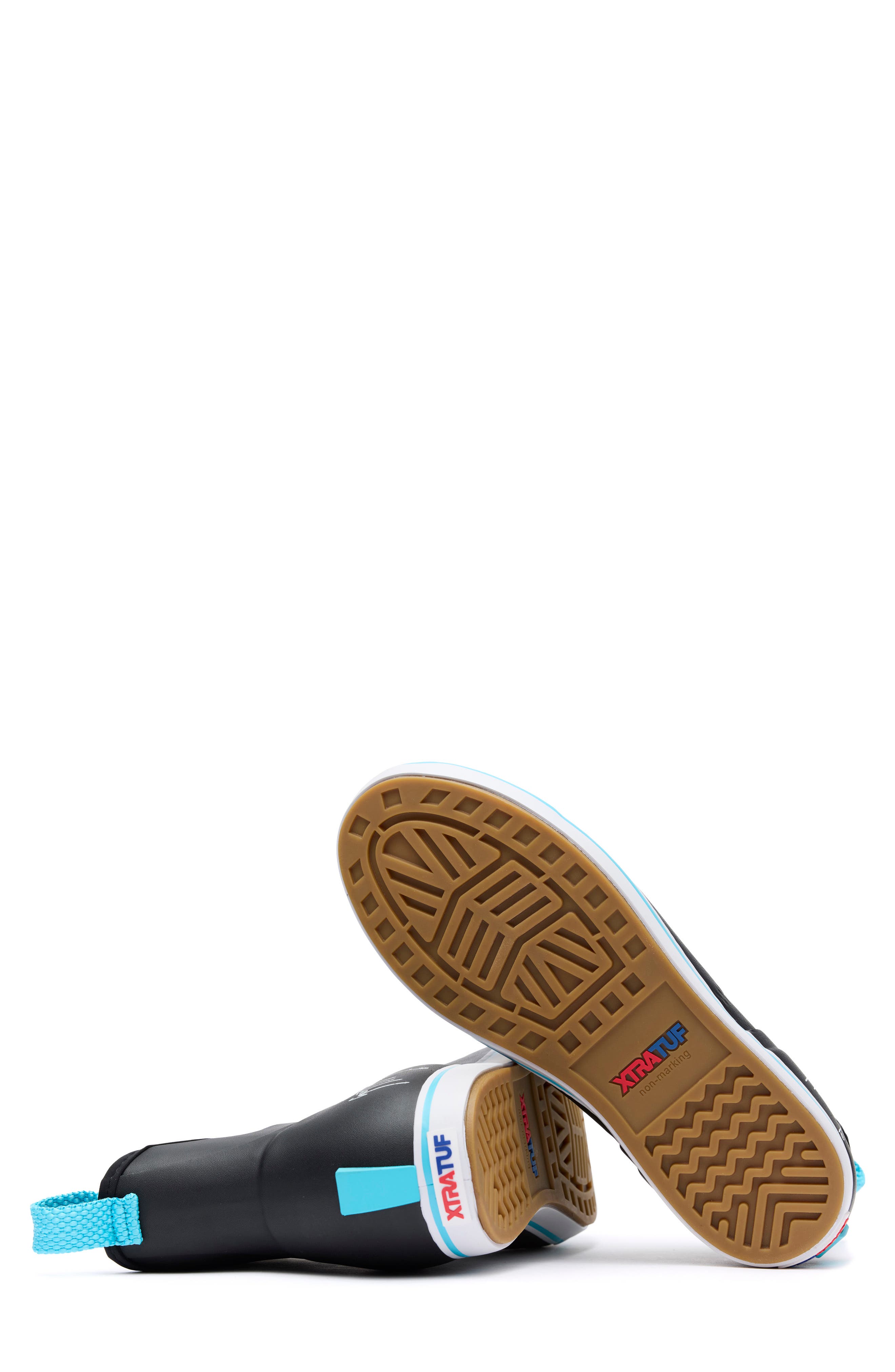XTRATUF x Guy Harvey Waterproof Ankle Deck Boot, Alternate, color, Black Mahi