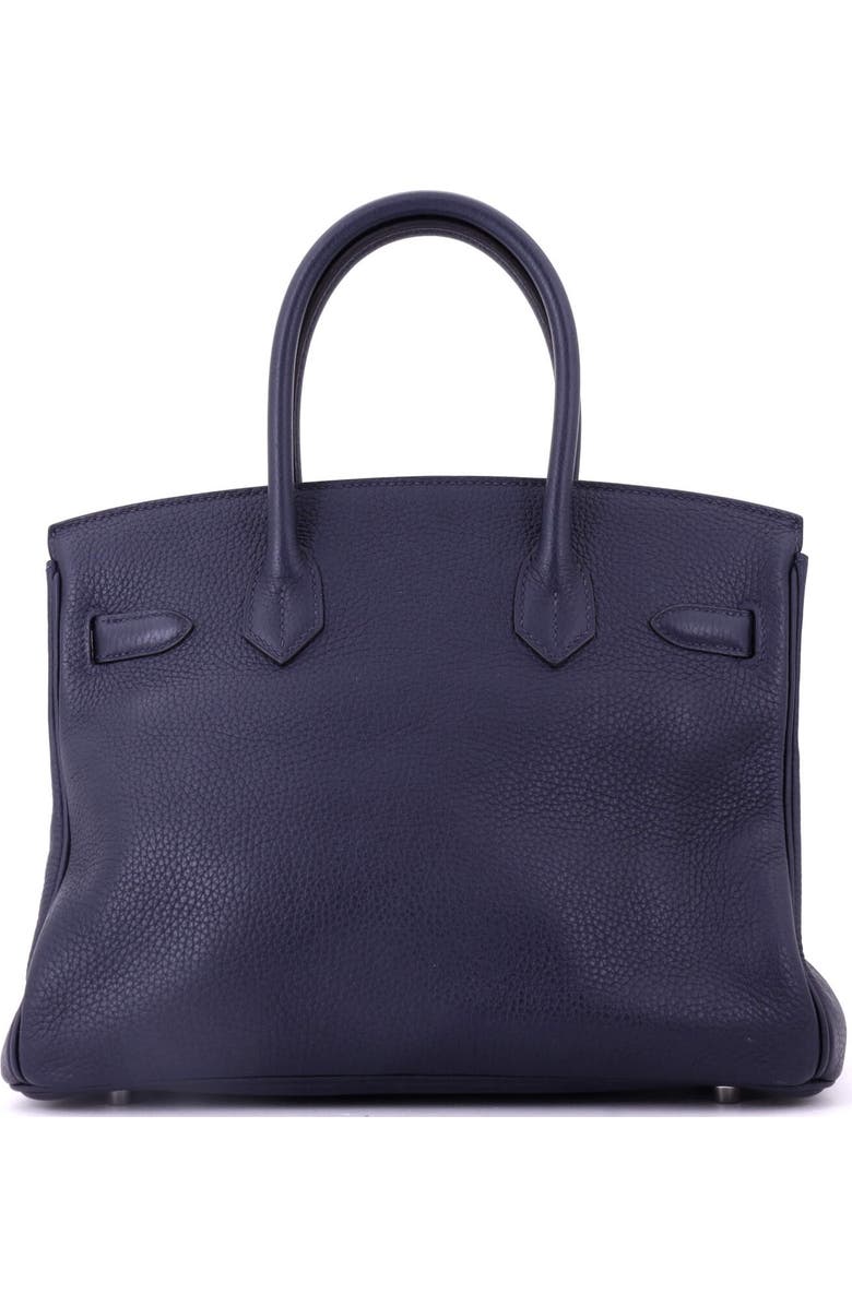 Pre-Owned Hermes Birkin Handbag Verso Clemence with Palladium Hardware 30, Alternate, color, Verso - Bleu Nuit/Rose Pourpre