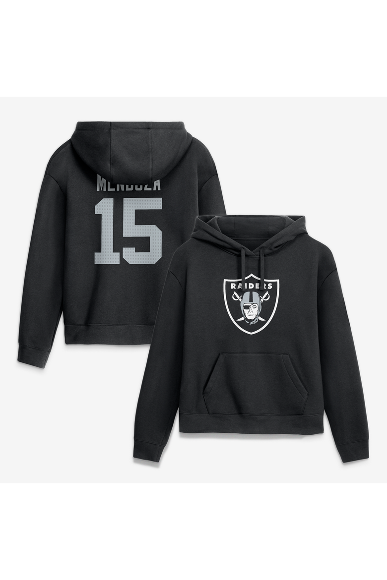 Women's Nike Fernando Mendoza Black Las Vegas Raiders Player Name & Number Fleece Hoodie, Main, color, Black