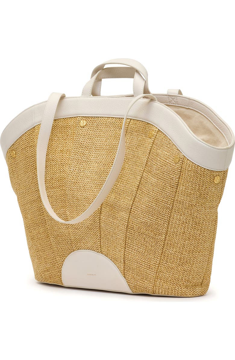 HAMMITT Shelley Raffia Resort Tote, Alternate, color,