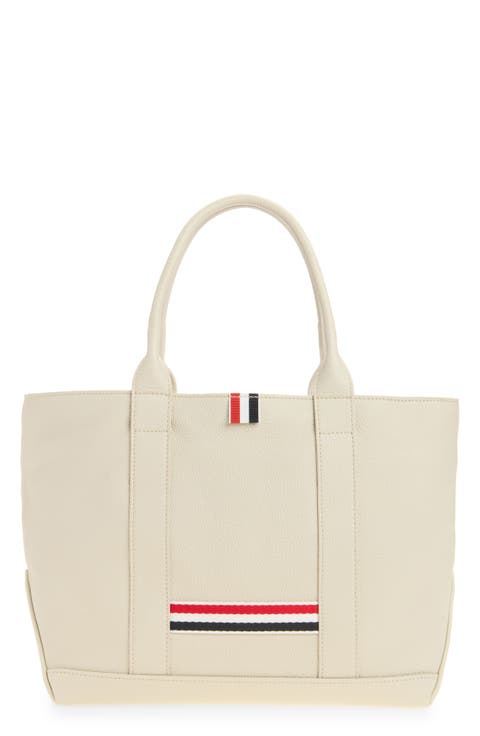 Small Tool Pebbled Leather Tote