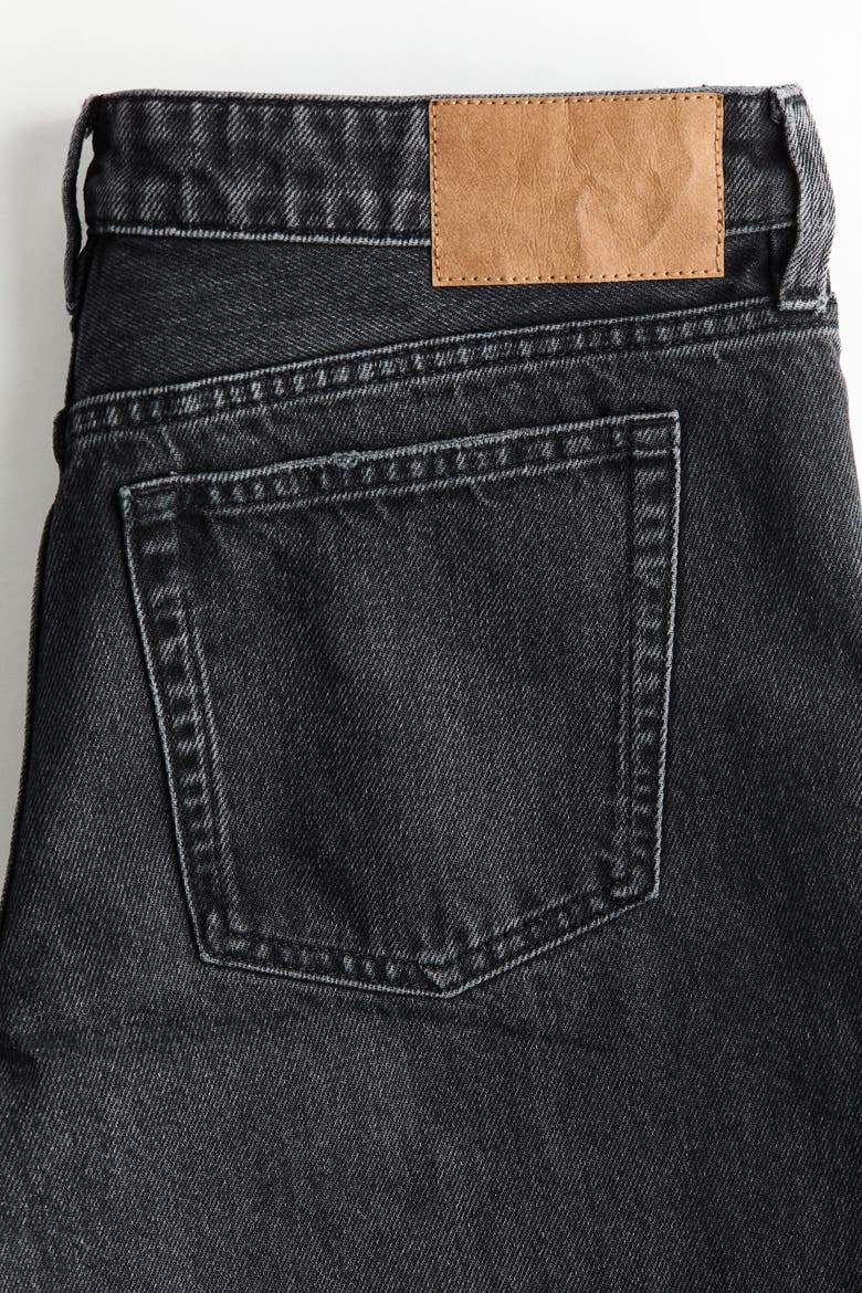 Bootcut Regular-waist Cropped Jeans, Alternate, color, Denim black