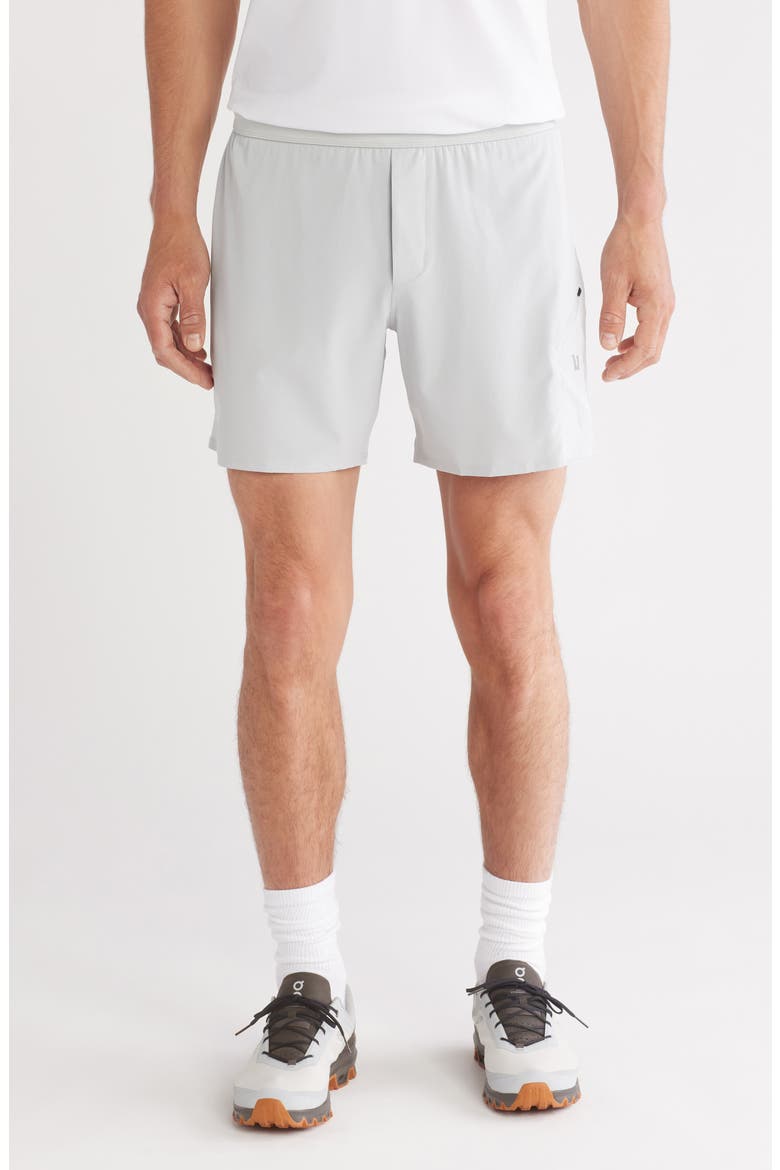 Qualify Running Shorts, Main, color, SKY GREY