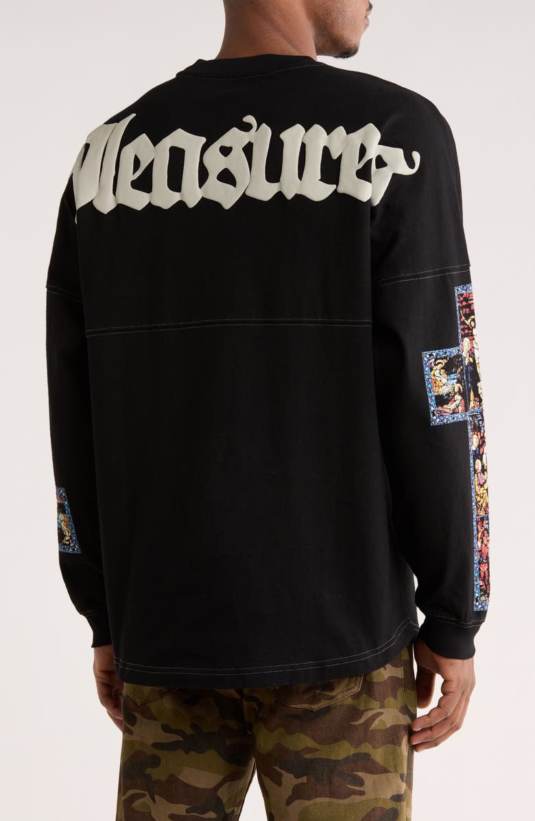 PLEASURES Blasphemy Long Sleeve Graphic T-Shirt, Alternate, color, 