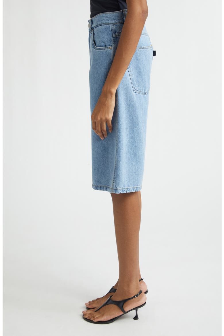 Denim Bermuda Shorts, Alternate, color, BLUE LGIHT BLU