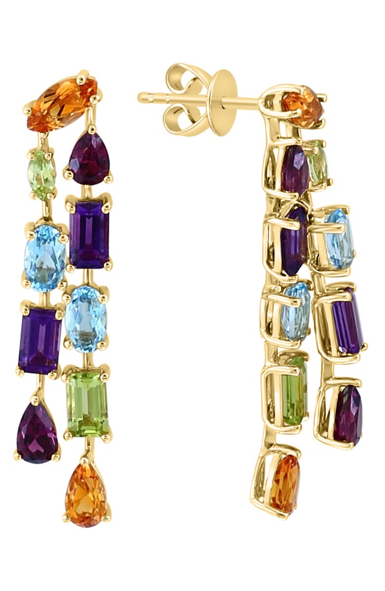 EFFY 14K Yellow Gold Semiprecious Stone Drop Earrings, Alternate, color,