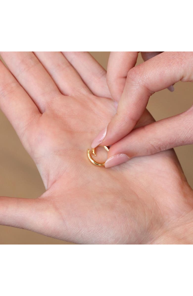The Lovery Fine Jewelry Classic Charm Holder, Alternate, color, Gold Plated Sterling Silver
